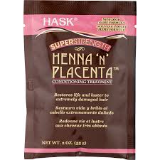 Hask Super Strength Henna 'n' Placenta Conditioning Treatment (2 fl.oz.) - Textured Tech