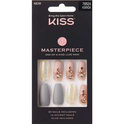 KISS MASTERPIECE  ONE-OF-A-KIND LUXE MANI KMN04 - Textured Tech