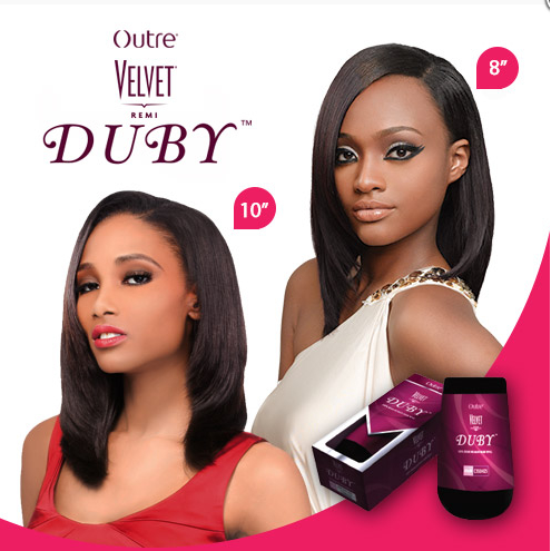 Remi Human Hair Weave OUTRE Velvet Duby 8" - Textured Tech