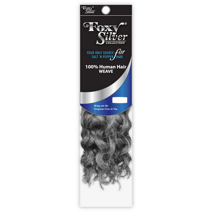 FOXY SILVER HUMAN HAIR- SPANISH CURL 10" - Textured Tech