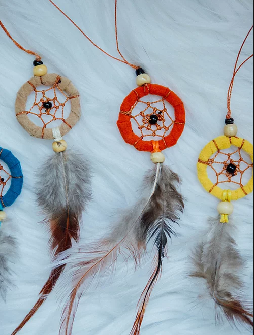 MALI PAH TROPICAL HAIR ACCESSORIES - DREAM CATCHERS - Textured Tech