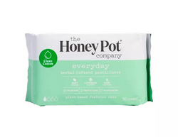 HONEY POT EVERYDAY HERBAL INFUSED PANTILINERS 30 CT. - Textured Tech