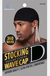 DREAM WORLD DELUXE LUXURY STOCKING WAVE CAP - Textured Tech