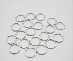 Silver hoops Braid Accessories - Textured Tech