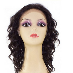 INDIAN REMY 100% HUMAN VIRGIN LACE FRONT WIG HLW-INDI-100 - Textured Tech
