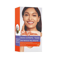 SALLY HANSEN HAIR REMOVER WAX STRIP KIT FOR FACE/BIKINI - Textured Tech