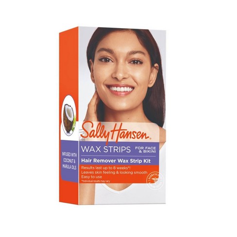 SALLY HANSEN HAIR REMOVER WAX STRIP KIT FOR FACE/BIKINI - Textured Tech