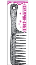 ANNIE LUMINOUS SHAMPOO COMB #253 (CHOOSE FROM ASSORTED COLORS) - Textured Tech