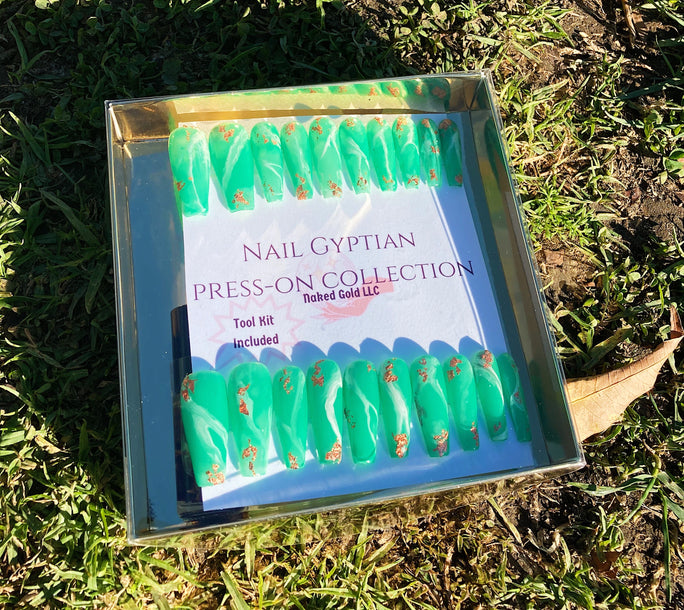 NAIL GYPTIAN PRESS-ON COLLECTION - Textured Tech