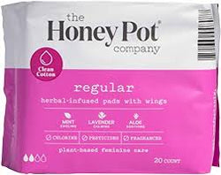 The Honey Pot Regular Pads 20count - Textured Tech