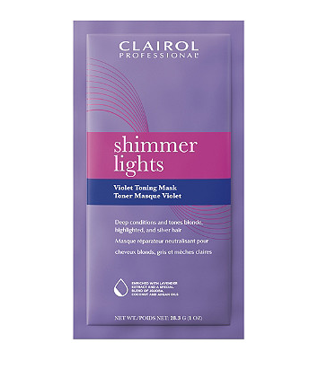 CLAIROL SHIMMER LIGHTS VIOLET TONING MASKS 1OZ - Textured Tech