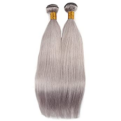 EVE POPPIN GRAY BRAZILIAN HUMAN HAIR BUNDLE - Textured Tech