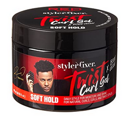 KISS STYLER FIXER TWIST CURL GEL X BOW WOW - SOFT HOLD - Textured Tech