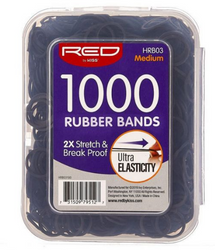 RED BY KISS 1000 RUBBER BANDS - Textured Tech