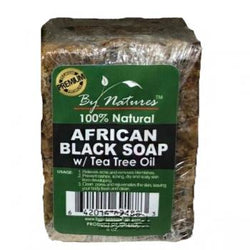 Natures African Black Soap Tea Tree Oil 6 oz