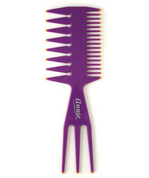 ANNIE 3-IN-1 CLAW STYLE COMB #208 - Textured Tech