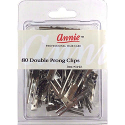 ANNIE 80 COUNT DOUBLE PRONG CLIPS #3192 - Textured Tech
