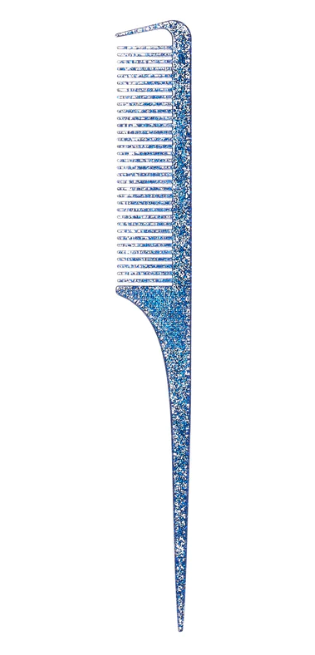 RED BY KISS GLITTER PARTING COMB #ASSORTED