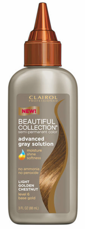 Clairol Beauty Collection Hair Dye Gray Solution