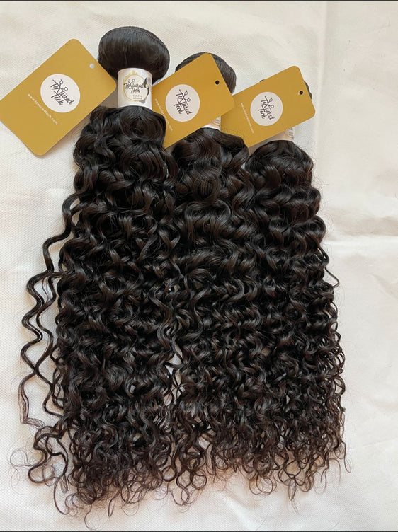 Deep Curly Human Hair Bundle (one 3.5 oz bundle) - Textured Tech