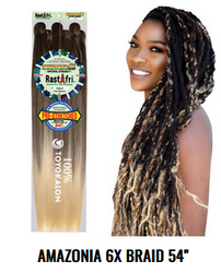RASTA FRI AMAZONIA 6X BRAID 54'' - Textured Tech