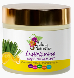 ALIKAY NATURALS LEMONGRASS SLAY & LAY EDGE GEL 4oz - Textured Tech