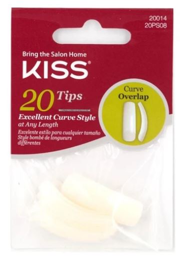 KISS BRING HOME THE SALON NAIL TIPS 20 PCS - Textured Tech