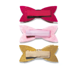 CAMRYNS BFF DAZZLE HAIR CLIPS 3PCK - Textured Tech