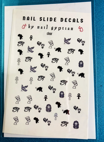 NAIL GYPTIAN NAIL SLIDE DECALS - Textured Tech