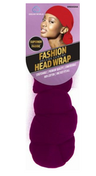 DREAM WORLD DELUXE LUXURY FASHION HEAD WRAP - Textured Tech