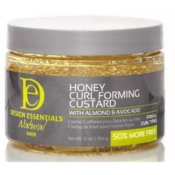 DESIGN ESSENTIALS HONEY CURL FORMING CUSTARD 12OZ - Textured Tech