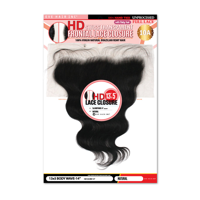 EVE HAIR INC SWISS 13X5 CLOSURE - Textured Tech