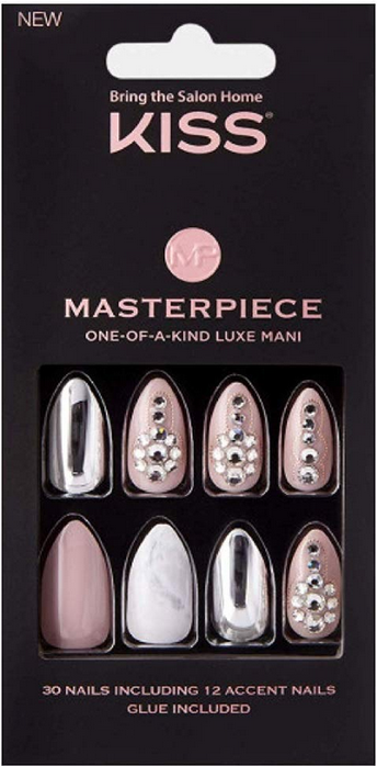 KISS MASTERPIECE ONE-OF-A-KIND LUXE MANI 30 NAILS - Textured Tech