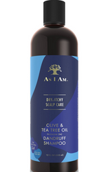 As I Am Dry and Itchy Shampoo w/Olive Oil and Tea Tree Oil 12 oz - Textured Tech