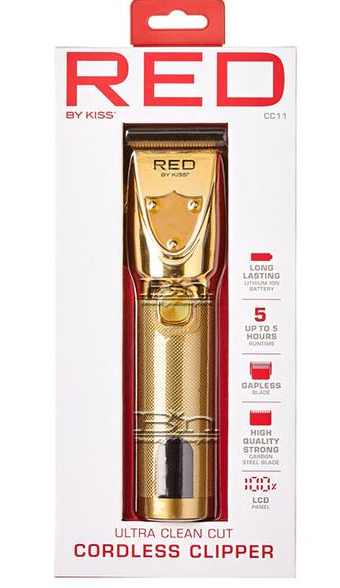 RED BY KISS ULTRA CLEAN CUT CORDLESS CLIPPER #CC11 - Textured Tech