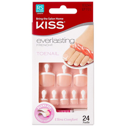 KISS EVERLASTING FRENCH TOE NAILS EFT01 - Textured Tech