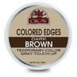 Okay Colored Edges 1 oz Dark Brown - Textured Tech