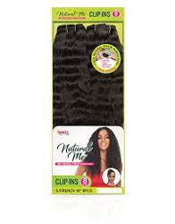 Natural Me Silky French 100% Human Hair 18" Clip-Ins - Textured Tech