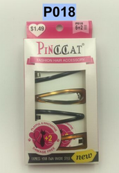 PINCCAT #P018 HAIR CLIPS - Textured Tech