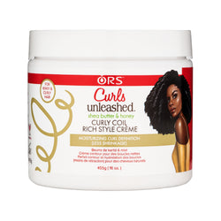 ORS CURLS UNLEASHED SHEA BUTTER & HONEY CURLY COIL RICH STYLE CREME 16oz - Textured Tech