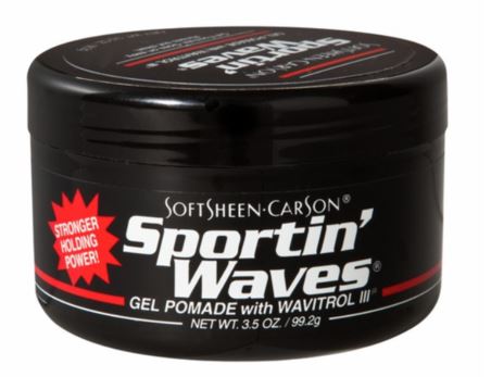 SPORTIN WAVES POMADE[REG/BLAK] 3.5 OZ - Textured Tech