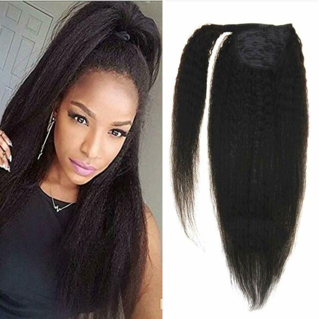 WRAP PONYTAIL KINKY STRAIGHT WRKK-18 - Textured Tech