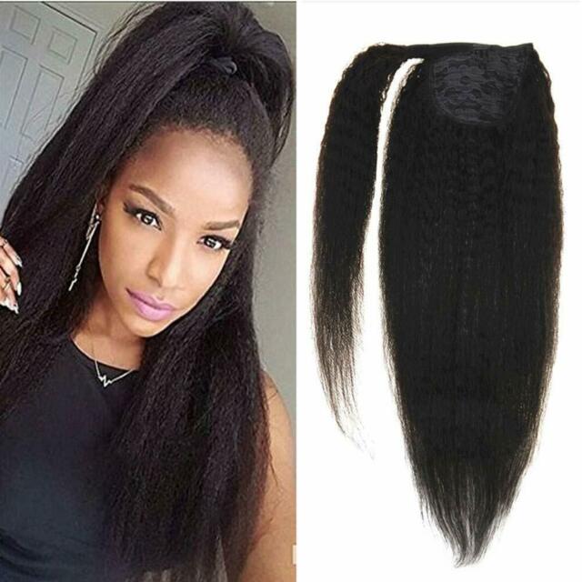 WRAP PONYTAIL KINKY STRAIGHT WRKK-18 - Textured Tech