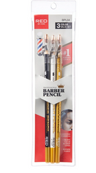 RED BY KISS PROFESSIONAL BARBER PENCIL 3PCS - Textured Tech