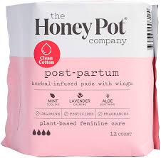 The Honey Pot Post Partum Pads - Textured Tech