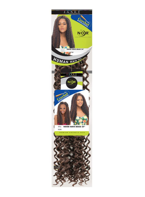 Janet Collection Water Wave Crotchet Braid - Textured Tech