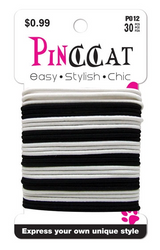 PINCCAT #P012 PONY TAIL HOLDERS - Textured Tech