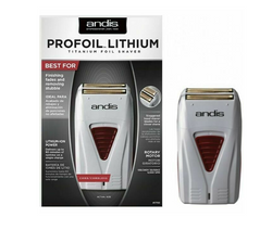 Andis Profoil Lithium Titanium Foil Shaver #17150 Cord Cordless Hypo-Allergenic - Textured Tech