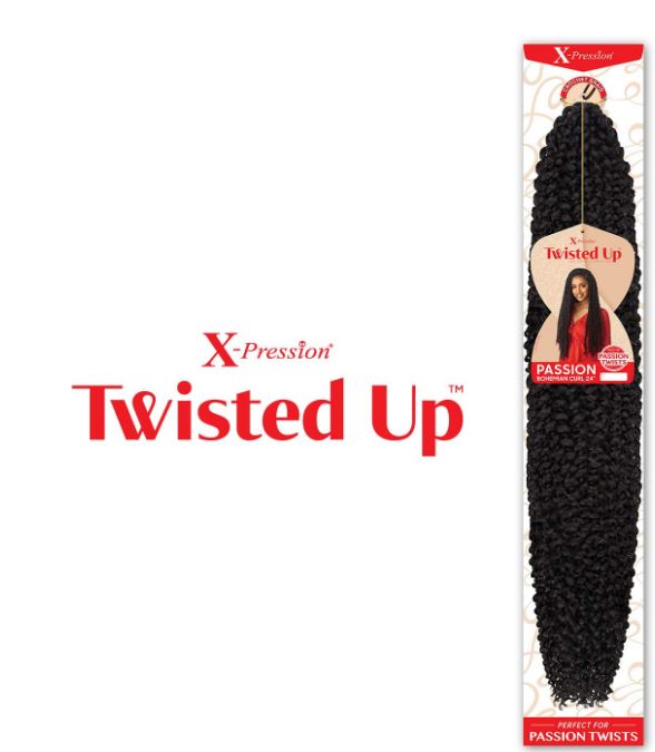 XPRESSION TWISTED UP PASSION WATER WAVE 24" - Textured Tech