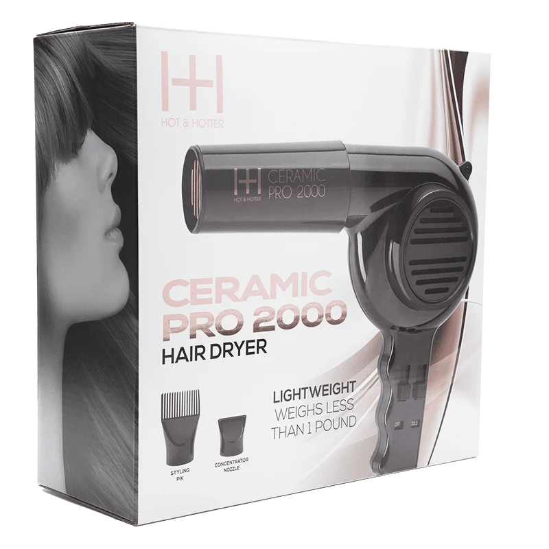H H TURBO CERAMIC HAIR BLOW DRYER 2000 Textured Tech